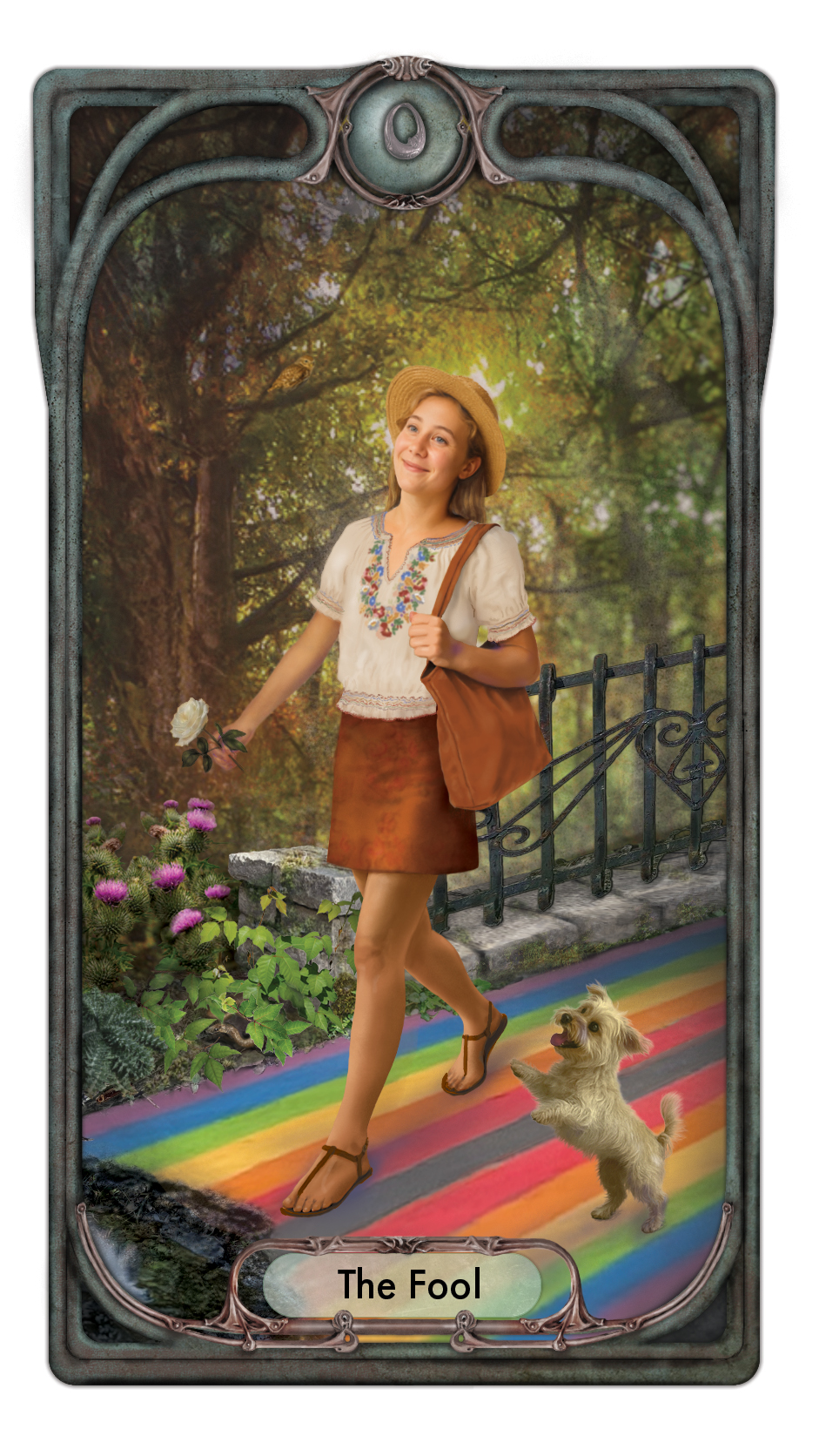 The tarot card for the fool shows a young naive girl setting out into the dangerous unknown